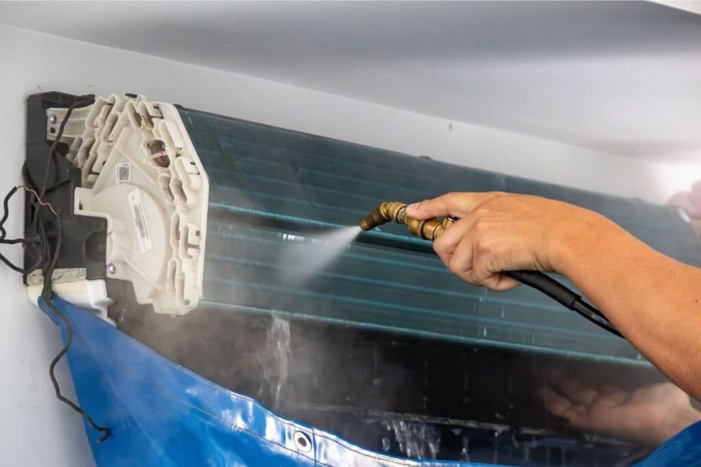 how to clean ac evaporator coils